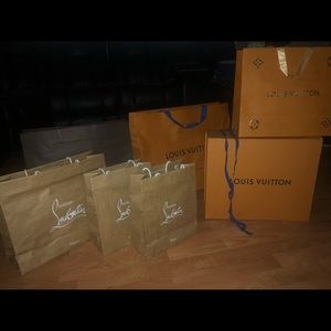 Authentic Loui Vuitton & Christian Louboutin bags